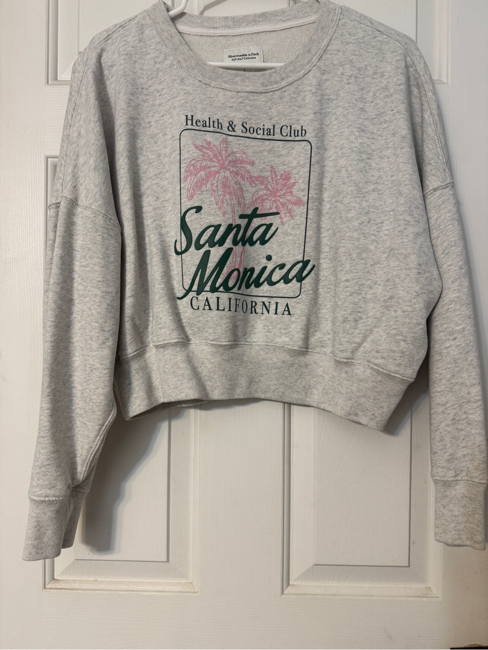 Abercrombie Santa Monica Crop Sweatshirt